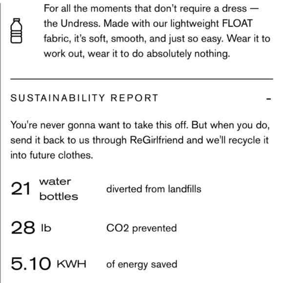 NWT Girlfriend Collective Undress Dress Fig Size M - Picture 4 of 16